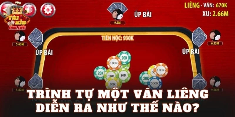 Trình tự một ván Liêng diễn ra như thế nào?
